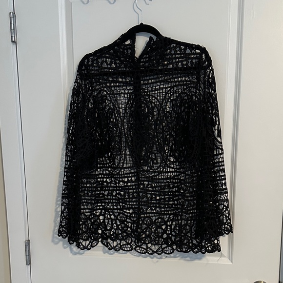 Lane Bryant Tops - Lane Bryant Black Lace Blouse